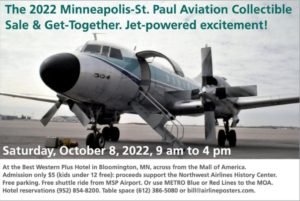 MINNEAPOLIS AIRLINE COLLECTIBLE SHOW & GET TOGETHER @ Best Western Hotel