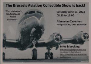 Brussels Aviation Collectible Show @ Koninklijk Atheneum Zaventem
