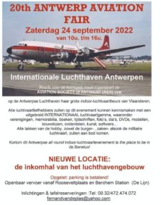 20th Antwerp Aviation Fair @ Antwerp Airport hall