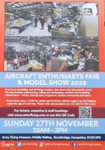 Aircraft Enthusiasts Fair & Model Show 2022 @ Army Flying Museum