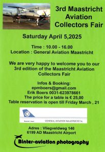 3rd Maastricht Aviation Collectors Fair @ General Aviation Maastricht